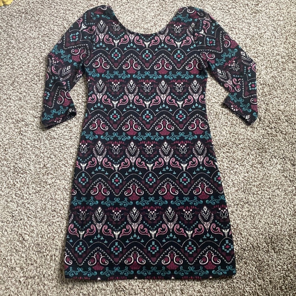 American Rag Knit Printed Midi Dress